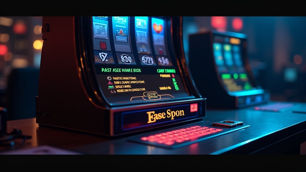 Casino bonus terms displayed above a slot machine and withdrawal gauge